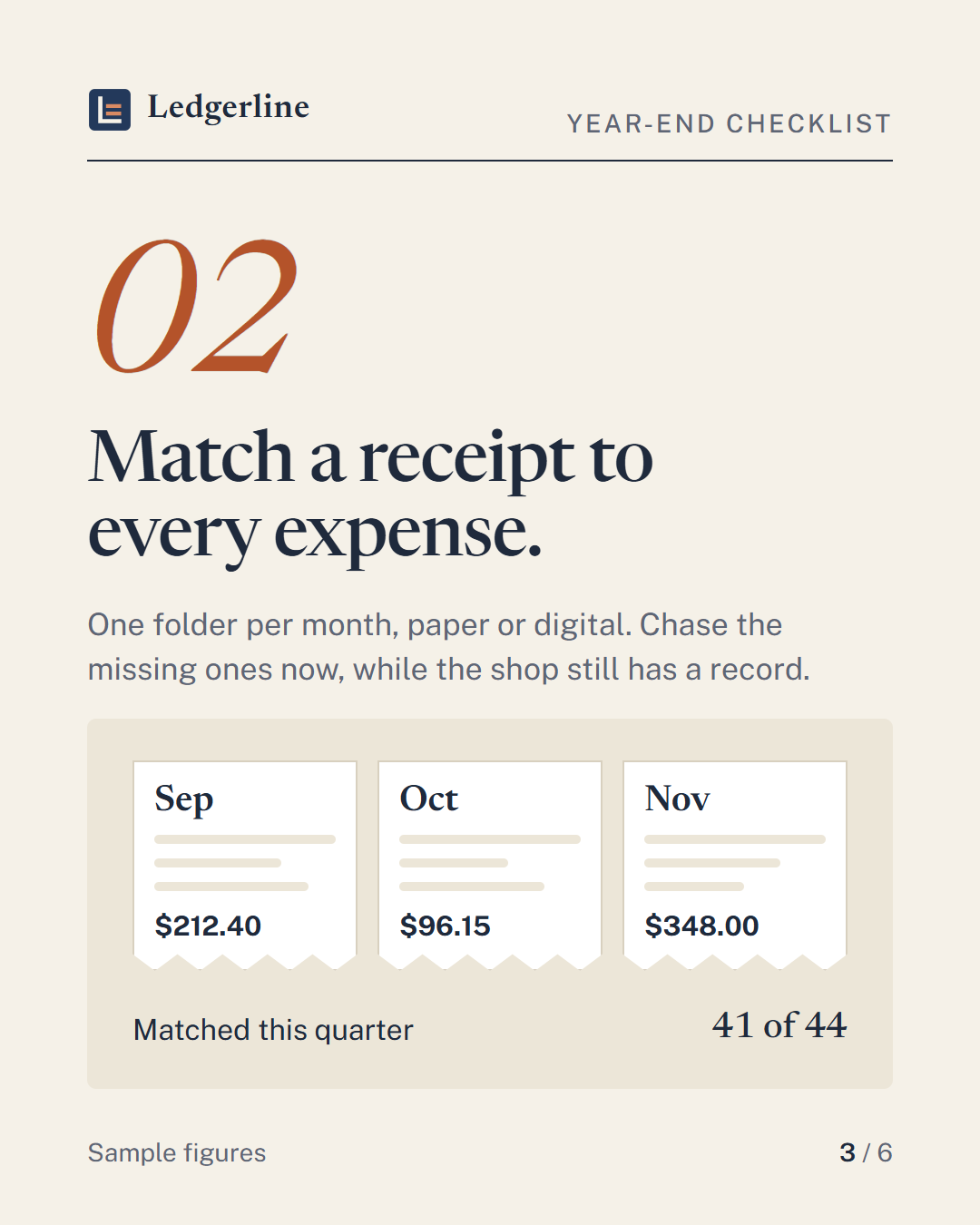 Your year-end bookkeeping checklist, slide 3