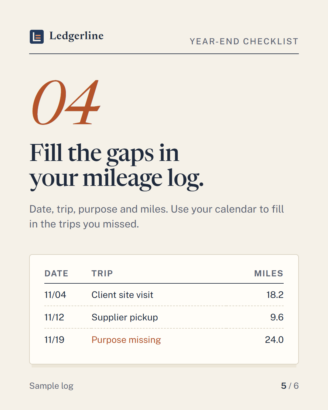 Your year-end bookkeeping checklist, slide 5