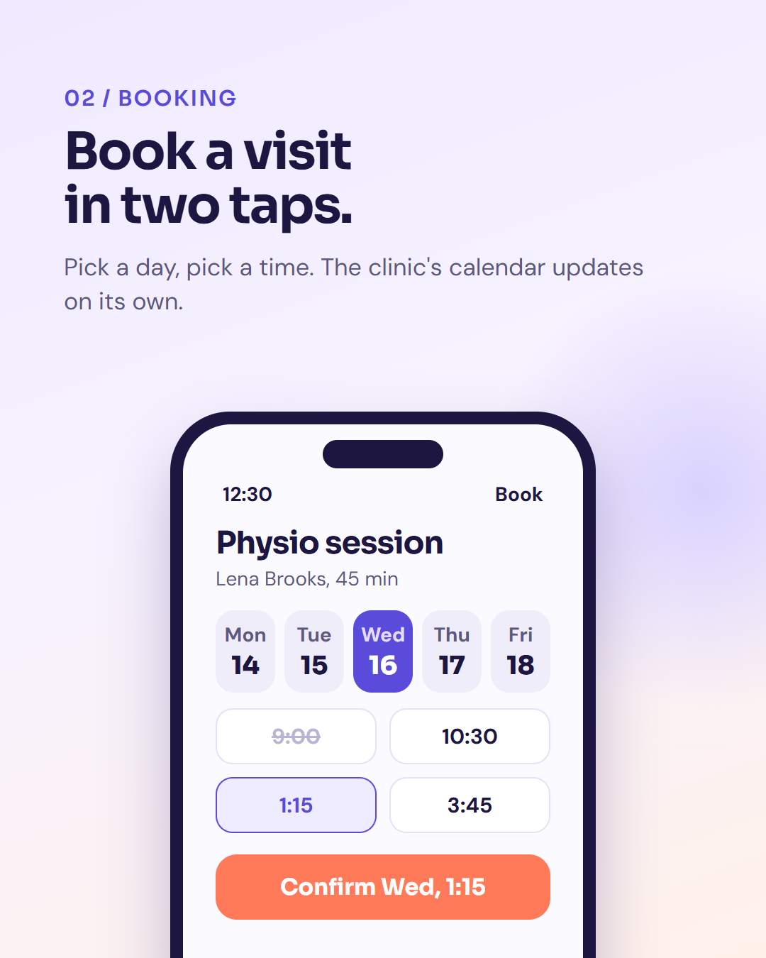 Pulsewell: four screens, one simple habit, slide 3