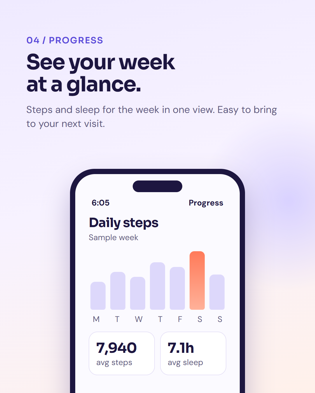 Pulsewell: four screens, one simple habit, slide 5