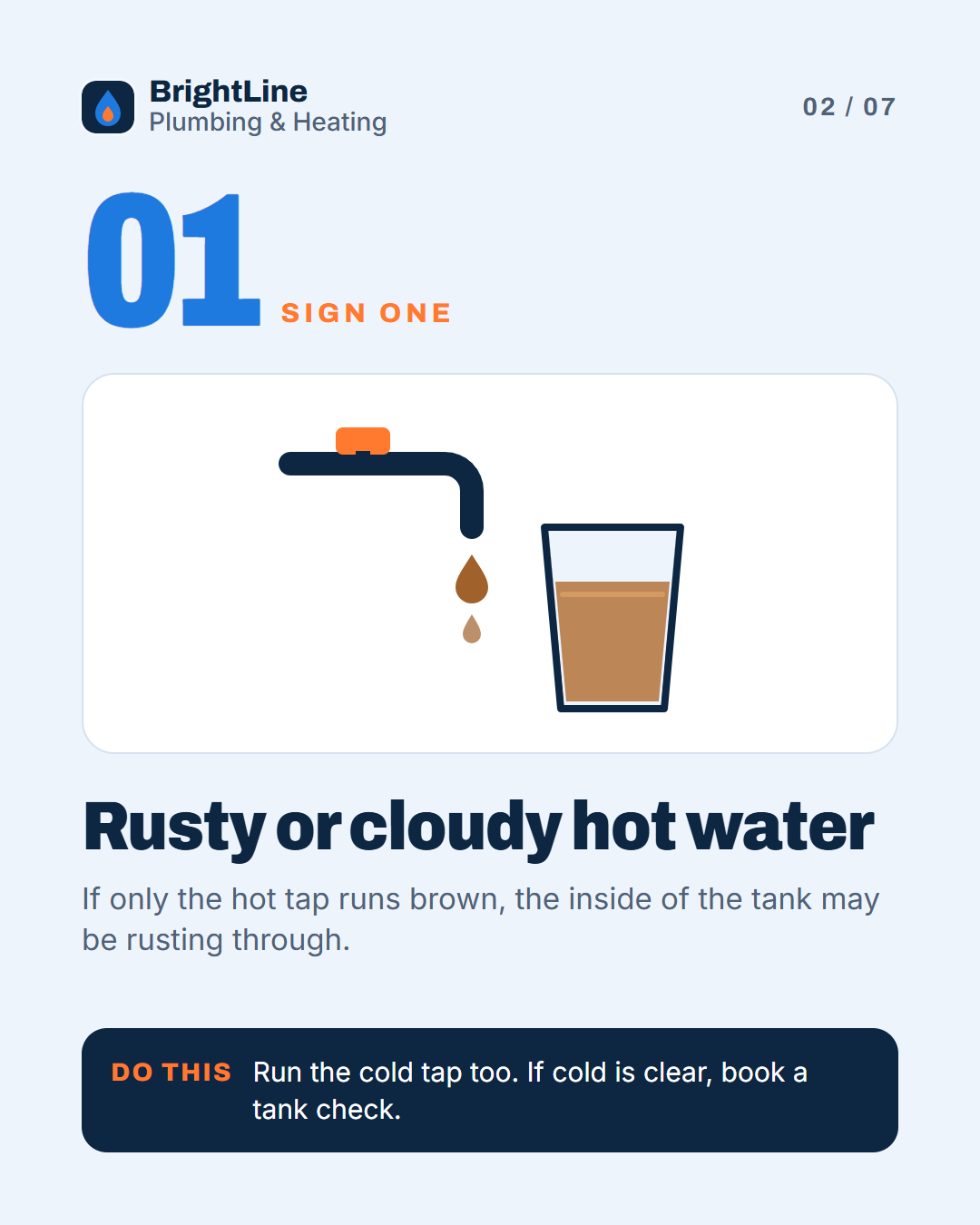 5 signs your water heater is on its way out, slide 2