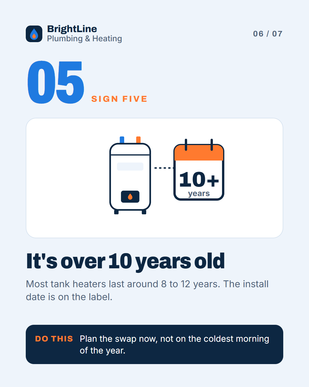 5 signs your water heater is on its way out, slide 6